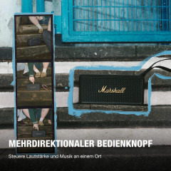 MARSHALL MIDDLETON II Bluetooth Lautsprecher, Black & Brass