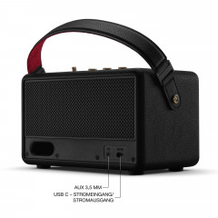 MARSHALL Kilburn III Bluetooth Lautsprecher, Black & Brass, Wasserfest