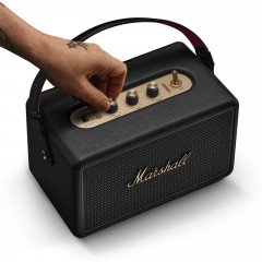 MARSHALL Kilburn III Bluetooth Lautsprecher, Black & Brass, Wasserfest