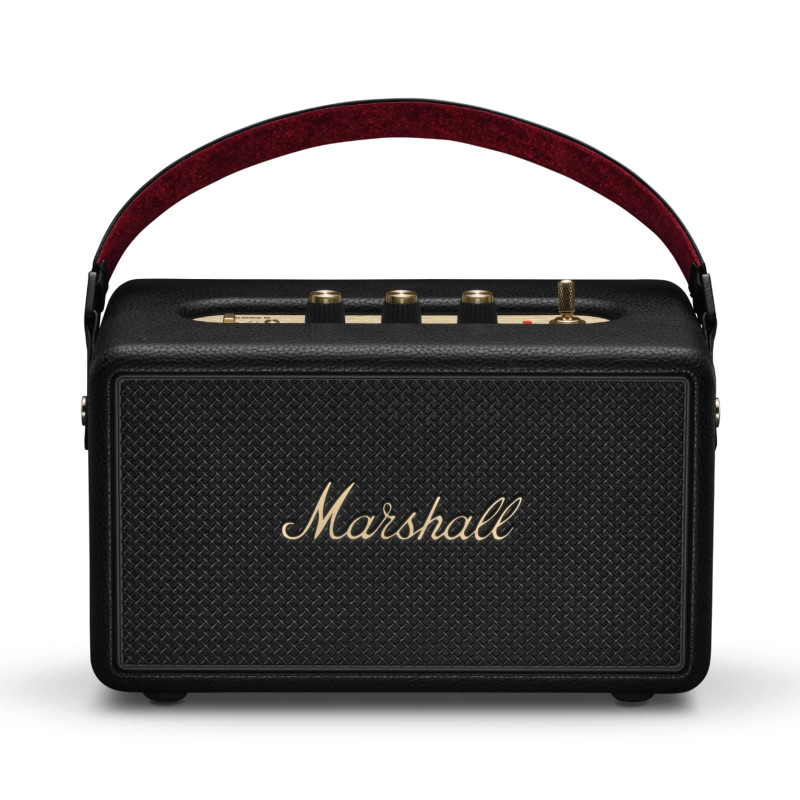 MARSHALL Kilburn III Bluetooth Lautsprecher, Black & Brass, Wasserfest