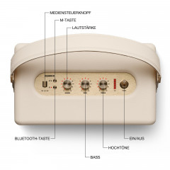 MARSHALL Kilburn III Bluetooth Lautsprecher, Cream, Wasserfest