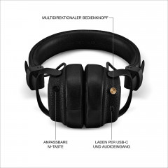MARSHALL Milton A.N.C., On-ear Kopfhörer Bluetooth Black