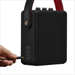 MARSHALL Stockwell III Bluetooth-Lautsprecher, Black & Brass, Wasserfest