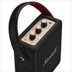 MARSHALL Stockwell III Bluetooth-Lautsprecher, Black & Brass, Wasserfest