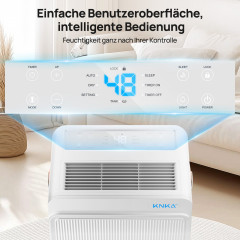 KNKA PRO PD30MA Leistungsstarker Entfeuchter Luftentfeuchter Weiß (350 Watt, Entfeuchterleistung: 25 l/d, Raumgröße: 60 m²)