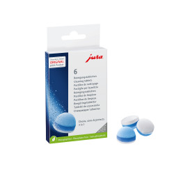 JURA 3-Phasen-Reinigungstabletten (6 Stück, Reinigung - Pflege - Schutz)