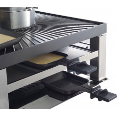 SOLIS OF SWITZERLAND Tischgrill »COMBI-GRILL 3 IN 1, Fondue, Raclette, Grill« 2000 W