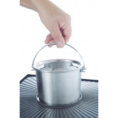 SOLIS OF SWITZERLAND Tischgrill »COMBI-GRILL 3 IN 1, Fondue, Raclette, Grill« 2000 W