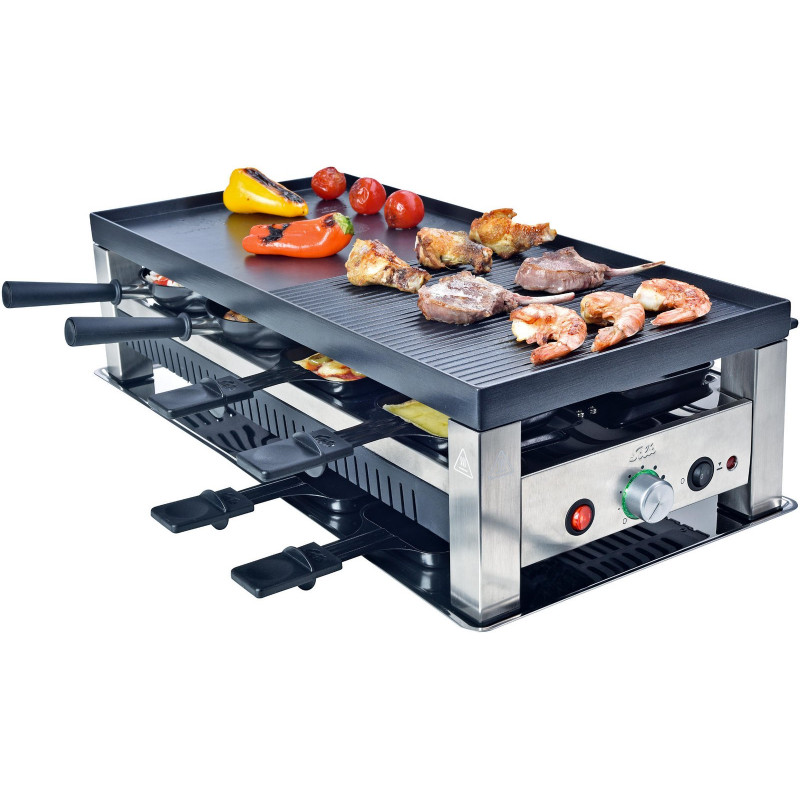 SOLIS 977.47 Raclette, Edelstahl (1400 Watt)