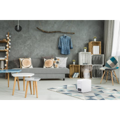 BONECO 44901 S250 WEISS Luftbefeuchter Weiß/Schwarz (285 Watt, Raumgröße: 50 m²)