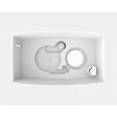 BONECO 44901 S250 WEISS Luftbefeuchter Weiß/Schwarz (285 Watt, Raumgröße: 50 m²)