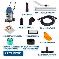 HYUNDAI VCWD1630E Nass- / Trockensauger, Blau