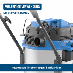HYUNDAI VCWD1650E Nass- / Trockensauger, Blau