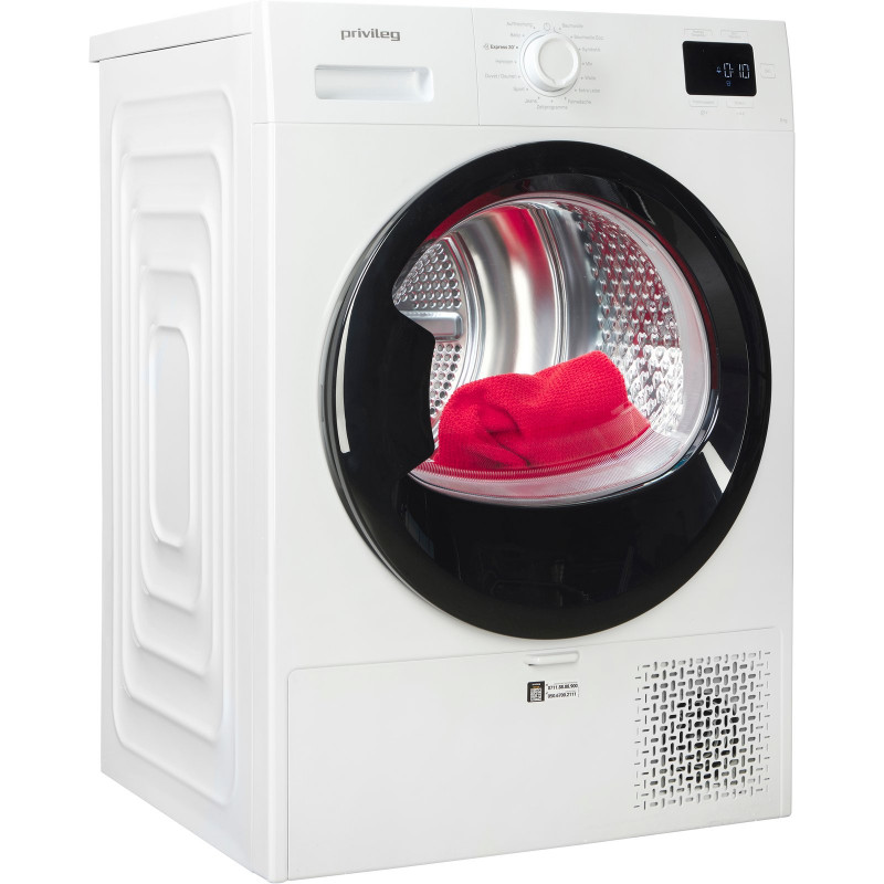 Privileg Wärmepumpentrockner »PT 840C W« MyTimeDryer Knitterschutz – verhindert die Bildung von Knitterfalten