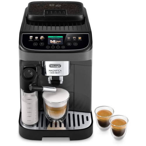 De'Longhi Kaffeevollautomat »Magnifica Evo Next ECAM310.60.GB, Barista-Genuss per Touch, grau« MyLatteFunktion, 3 Benutzerprofile, LatteCrema Milchsystem, 10 Rezepte