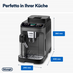 De'Longhi Kaffeevollautomat »Magnifica Evo Next ECAM310.60.GB, Barista-Genuss per Touch, grau« MyLatteFunktion, 3 Benutzerprofile, LatteCrema Milchsystem, 10 Rezepte