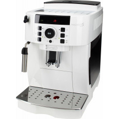 De'Longhi Kaffeevollautomat »Magnifica S ECAM21.118.W - Milchaufschäumdüse für Cappuccino, Weiß« Einfache Bedienung, automatische Reinigung, Kegelmahlwerk (13-stufig)