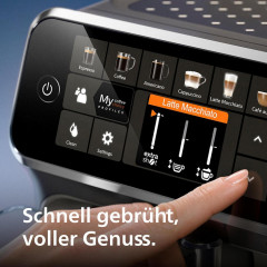 PHILIPS EP 5441/50 Kaffeevollautomat Hochglanz Schwarz