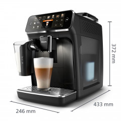 PHILIPS EP 5441/50 Kaffeevollautomat Hochglanz Schwarz