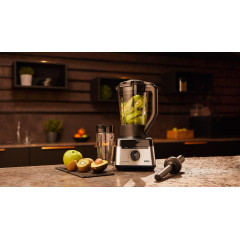 Braun Standmixer »PowerBlend 7 JB 7551 BK - 1400W, Hochleistungsmixer, 9 Programme, 2 L« 1400 W 30.000 U/min, 10 Geschwindigkeiten, Metallkupplung, spülmaschinenfest
