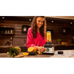 Braun Standmixer »PowerBlend 7 JB 7551 BK - 1400W, Hochleistungsmixer, 9 Programme, 2 L« 1400 W 30.000 U/min, 10 Geschwindigkeiten, Metallkupplung, spülmaschinenfest