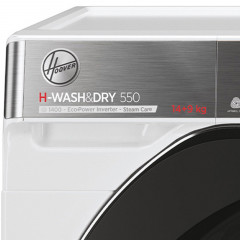 HOOVER H5DPB4149AMBC-S Waschtrockner (14 kg / 9 kg, 1351 U/Min.)