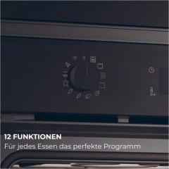 HAIER H6 ID23B3YTB, Einbau-Backofen (Einbaugerät, 78 l, 595 mm breit), ID Series 2