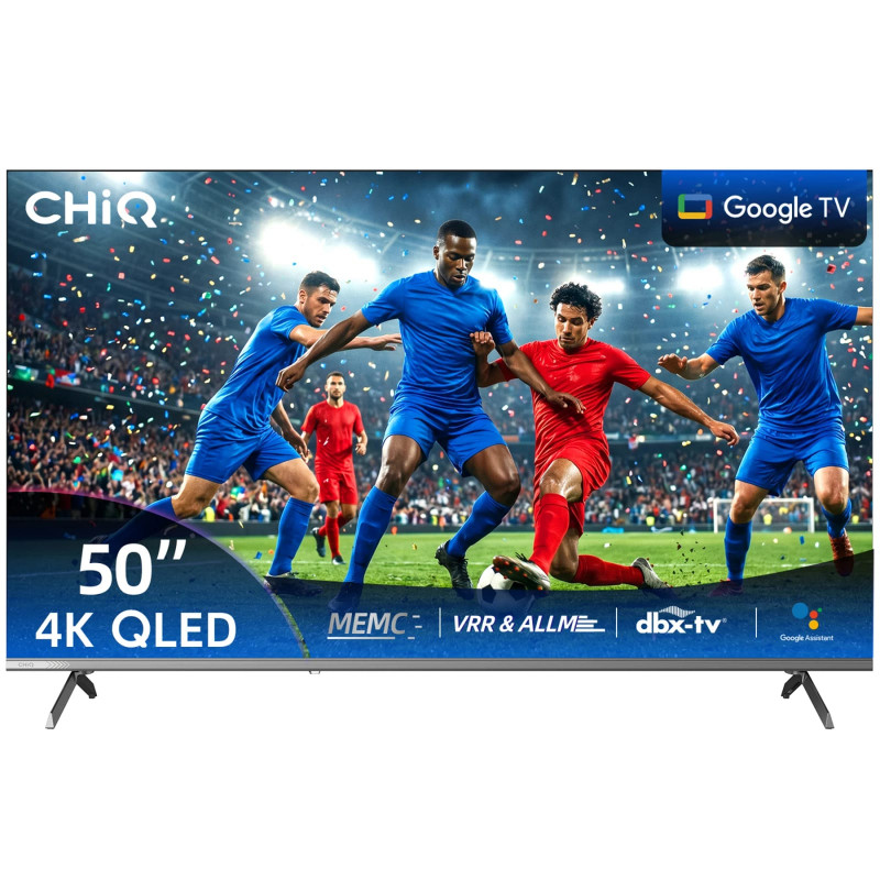 CHIQ U50QST QLED TV (Flat, 50 Zoll / 127 cm, UHD 4K, SMART TV)