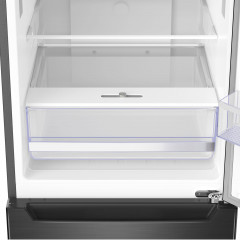CHIQ CID282NEIBE No Frost Italienische Kühl-Gefrier-Kombination (E, 233 kWh, 1920 mm hoch, Schwarz)