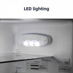 CHIQ CBM157LC Low Frost Energiesparend Kühl-Gefrier-Kombination (C, 121 kWh, 1440 mm hoch, Dunkel Edelstahl)