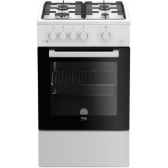 BEKO Gas-Standherd »FSG52010FW« Herausnehmbares Innenglas – für eine besonders einfache Reinigung