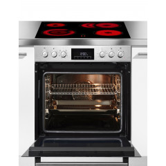 BEKO Elektro-Herd-Set »BBUM12328X« mit 1-fach-Teleskopauszug Hydrolyse Gleichmäßige Heißluft für perfekte Ergebnisse dank Aeroperfect