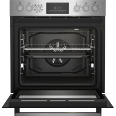 BEKO Elektro-Herd-Set »BBUM12328X« mit 1-fach-Teleskopauszug Hydrolyse Gleichmäßige Heißluft für perfekte Ergebnisse dank Aeroperfect