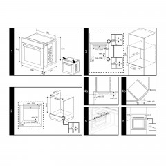 BEKO BBIE17300B Einbau-Backofen (Einbaugerät, A, 72 l, 594 mm breit)