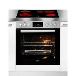 BEKO Elektro-Herd-Set »BBUC1132T0X« Hydrolyse Klassisches Herd-Set mit komfortabler Backofenfunktion