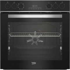 BEKO BBUM13329XS, Einbauherdset (Glaskeramikkochfeld, A, 72 l)