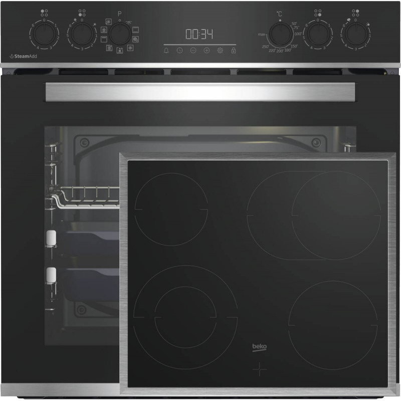 Beko BBUS13320XE - Schwarz-Edelstahl