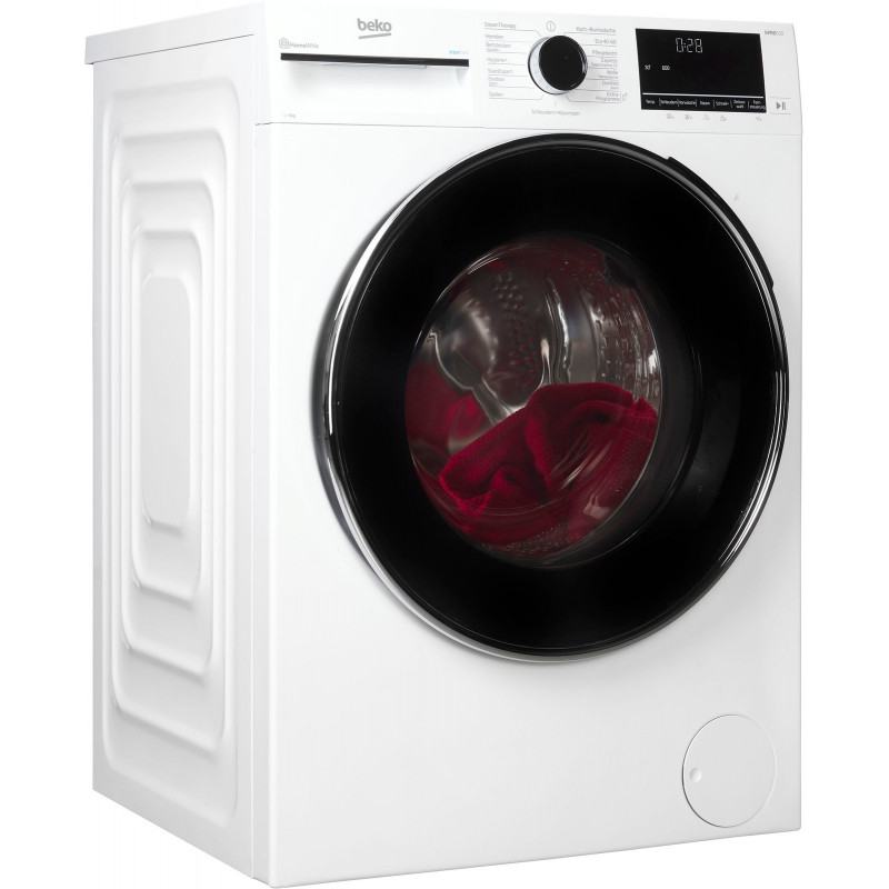 BEKO Waschmaschine »B5WF69410W 7100083800« 9 kg 1400 U/min Vollelektronik, AddXtra, SteamCure, HomeWhiz