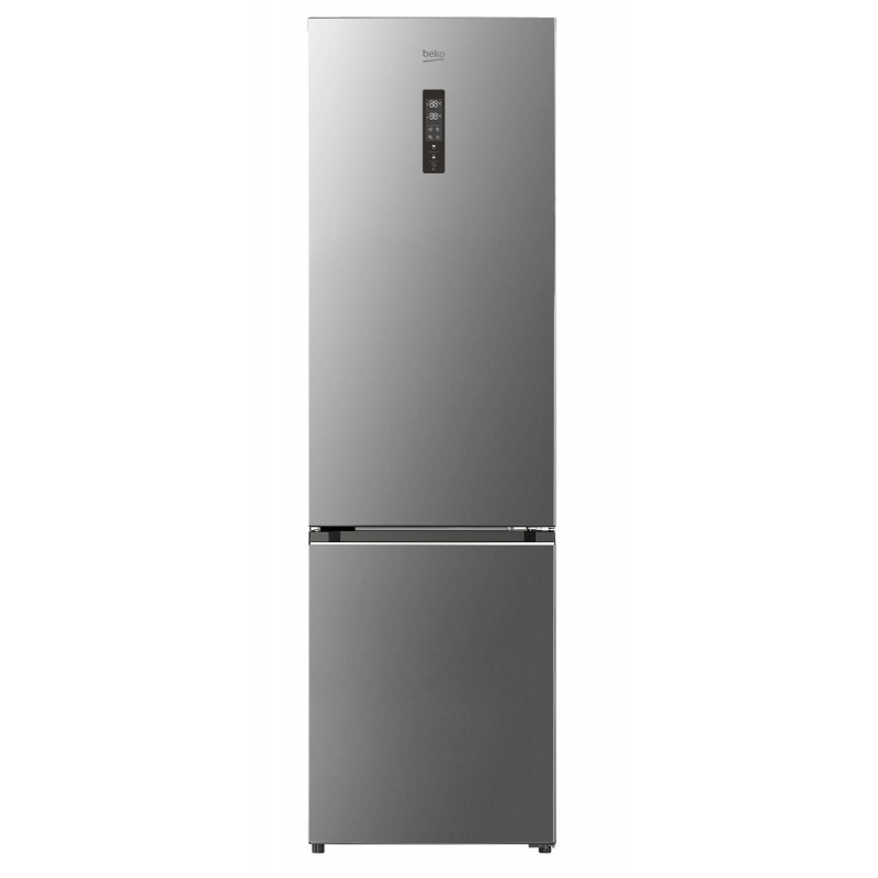 BEKO B5RCNO377X Kühlgefrierkombination (C, 377 l, 2005 mm hoch, Inox (Edelstahl-Optik))