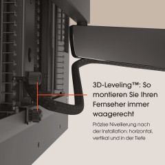 Vogels Wandhalterung SCHWENKEN TVM 7655 VESA 200x100 bis 600x400 mm schwarz