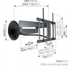 Vogels SIGNATURE MotionMount TVM 7675 (Elektrische TV-Wandhalterung)