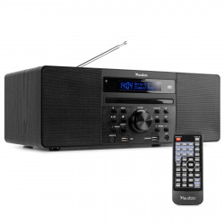 AUDIZIO Radio/CD-Player Prato DAB Radio, KW|DAB+|DAB, DAB, Bluetooth, Schwarz AUDIZIO Radio/CD-Player Prato DAB Radio, KW|DAB+|DAB, DAB, Bluetooth, Schwarz