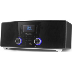 AUDIZIO CANNES BLACK DAB Radio, KW|DAB+|DAB, DAB+, FM, Bluetooth, Schwarz