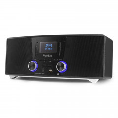 AUDIZIO CANNES BLACK DAB Radio, KW|DAB+|DAB, DAB+, FM, Bluetooth, Schwarz