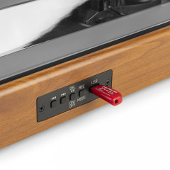 AUDIZIO Plattenspieler RP335 Plattenspieler Braun
