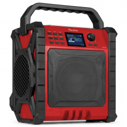 AUDIZIO Jobsite XL Baustellenradio, KW|DAB+|DAB, KW, DAB+, DAB, Bluetooth, Rot AUDIZIO Jobsite XL Baustellenradio, KW|DAB+|DAB, KW, DAB+, DAB, Bluetooth, Rot