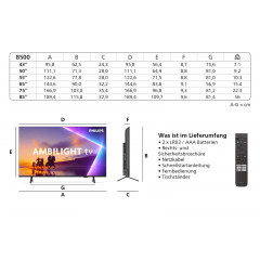 Philips 55PUS8500/12 139cm 55