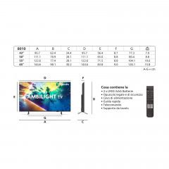 PHILIPS 43PUS8010/12 TV LED 43
