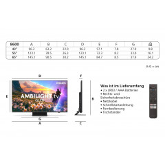 Philips 55PUS8600/12 139cm 55