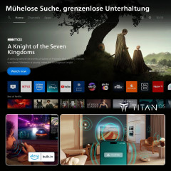 PHILIPS Ambilight TV 43PQS8651/12 QLED TV (Flat, 43 Zoll / 108 cm, UHD 4K, SMART TV, Ambilight)